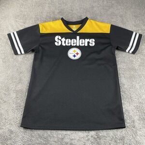 NFL Team Apparel  Pittsburgh Steelers Football Jersey‎ Youth Size XL 14-16